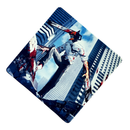 Mouse Pad Megarex Gamer 40x40x4mm control Chainsaw Man Antiderrapante Borda Costurada Grande