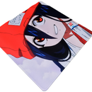 Mouse Pad Megarex Gamer 40x40x4mm speed anime Antiderrapante Borda Costurada Grande