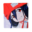 Mouse Pad Megarex Gamer 40x40x4mm speed anime Antiderrapante Borda Costurada Grande