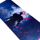 Mouse Pad Megarex Gamer 90x40x4mm Antiderrapante Borda Costurada Grande solo leveling