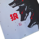 Mouse Pad Megarex Gamer 40x40x4mml branco e preto Antiderrapante Borda Costurada Grande