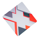 Mouse Pad Megarex Gamer 40x40x4mm control minimalista Antiderrapante Borda Costurada Grande