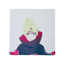 Mouse Pad Megarex Gamer 40x40x4mm Anime boruto speed Antiderrapante Borda Costurada Grande