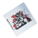 Mouse Pad Megarex Gamer 40x40x4mm Anime control Naruto Antiderrapante Borda Costurada Grande