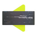 Mouse Pad Megarex Gamer 40x90x4mm Snap Armas speed Antiderrapante Borda Costurada Grande