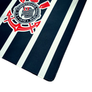 Mouse Pad Megarex Gamer 40x40x4mm control corinthians Antiderrapante Borda Costurada Grande