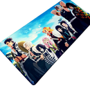 Mouse Pad Megarex Gamer 90x40x4mm anime Antiderrapante Borda Costurada Grande