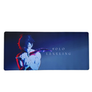 Mouse Pad Megarex Gamer 90x40x4mm anime solo leveling Antiderrapante Borda Costurada Grande
