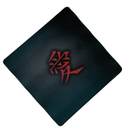 Mouse Pad Megarex Gamer 40x40x4mm Preto control Antiderrapante Borda Costurada Grande
