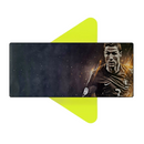 Mouse Pad Megarex Gamer 40x70x3mm Footboll R-Ronaldo CR7 speed Antiderrapante Borda Costurada Grande