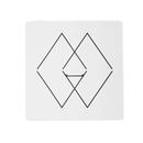 Mouse Pad Megarex Gamer 40x40x4mm speed minimalista Antiderrapante Borda Costurada Grande