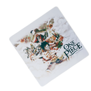 Mouse Pad Megarex Gamer 40x40x4mm anime luffy speed Antiderrapante Borda Costurada Grande