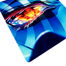 Mouse Pad Megarex Gamer 40x40x4mm anime demon slayer Antiderrapante Borda Costurada Grande