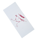 Mouse Pad Megarex Gamer 90x40x4mm branco Antiderrapante Borda Costurada Grande