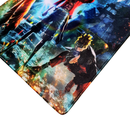 Mouse Pad Megarex Gamer 40x40x4mm dragon ball naruto luffy control Antiderrapante Borda Costurada Grande
