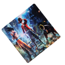Mouse Pad Megarex Gamer 40x40x4mm dragon ball naruto luffy control Antiderrapante Borda Costurada Grande