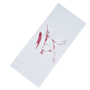 Mouse Pad Megarex Gamer 90x40x4mm branco Antiderrapante Borda Costurada Grande