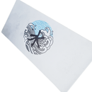 Mouse Pad Megarex Gamer 90x40x4mm minimalista branco control Antiderrapante Borda Costurada Grande