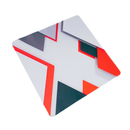 Mouse Pad Megarex Gamer 40x40x4mm control minimalista Antiderrapante Borda Costurada Grande