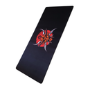Mouse Pad Megarex Gamer 90x40x4mm arte china preto control Antiderrapante Borda Costurada Grande