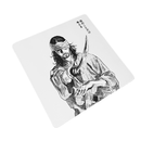 Mouse Pad Megarex Gamer 40x40x4mm minimalista Antiderrapante Borda Costurada Grande