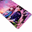 Mouse Pad Megarex Gamer 80x30x3mm Anime speed Antiderrapante Borda Costurada Grande