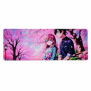 Mouse Pad Megarex Gamer 80x30x3mm Anime speed Antiderrapante Borda Costurada Grande