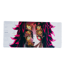 Mouse Pad Megarex Gamer 90x40x4mm Antiderrapante Borda Costurada control demon slayer