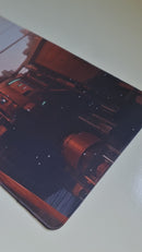 Mouse Pad Megarex Gamer 80x30x3mm Anime speed Antiderrapante Borda Costurada Grande