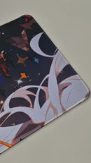 Mouse Pad Megarex Gamer 80x30x3mm Anime speed Antiderrapante Borda Costurada Grande