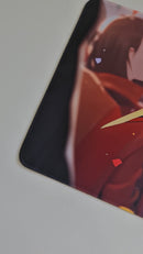 Mouse Pad Megarex Gamer 80x30x3mm Anime speed Antiderrapante Borda Costurada Grande