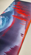 Mouse Pad Megarex Gamer 80x30x3mm Paisagem speed Antiderrapante Borda Costurada Grande