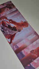 Mouse Pad Megarex Gamer 80x30x3mm Anime speed Antiderrapante Borda Costurada Grande