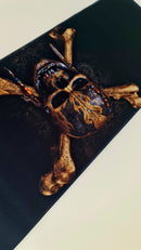 Mouse Pad Megarex Gamer 80x30x3mm Filme Pirata speed Antiderrapante Borda Costurada Grande