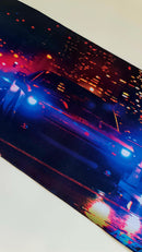 Mouse Pad Megarex Gamer 65x32x2mm Carro Esportivo   speed Antiderrapante Borda Costurada Grande