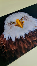 Mouse Pad Megarex Gamer 80x30x3mm Animal Gavião speed Preto Antiderrapante Borda Costurada Grande