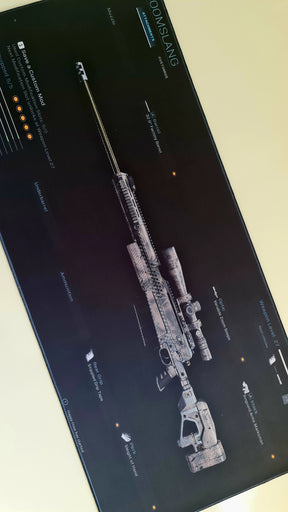 Mouse Pad Megarex Gamer 40x90x4mm Snap Armas speed