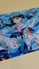 Mouse Pad Megarex Gamer 80x30x3mm Anime speed Antiderrapante Borda Costurada Grande