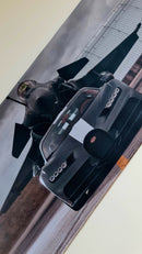 Mouse Pad Megarex Gamer 80x30x3mm Carro Bugatti Chiron speed Antiderrapante Borda Costurada Grande