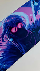 Mouse Pad Megarex Gamer Anime 65x32x2mm speed Antiderrapante Borda Costurada Grande