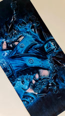 Mouse Pad Megarex Gamer 65x32x2mm Filme Mortal Kombat Sub Zero speed Antiderrapante Borda Costurada Grande