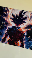 Mouse Pad Megarex Gamer 100x50x2mm Anime Goku Dragon Ball speed Antiderrapante Borda Costurada Grande
