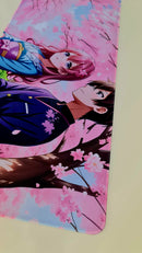 Mouse Pad Megarex Gamer 80x30x3mm Anime speed Antiderrapante Borda Costurada Grande