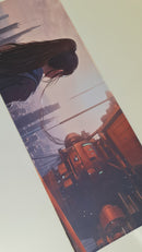 Mouse Pad Megarex Gamer 80x30x3mm Anime speed Antiderrapante Borda Costurada Grande