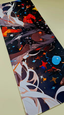 Mouse Pad Megarex Gamer 80x30x3mm Anime speed Antiderrapante Borda Costurada Grande