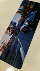 Mouse Pad Megarex Gamer 80x30x3mm Cyberpunk Anime speed Antiderrapante Borda Costurada Grande