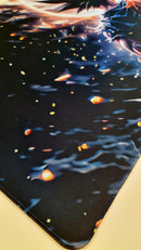 Mouse Pad Megarex Gamer 100x50x2mm Anime Goku Dragon Ball speed Antiderrapante Borda Costurada Grande