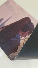 Mouse Pad Megarex Gamer 80x30x3mm Anime speed Antiderrapante Borda Costurada Grande