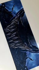 Mouse Pad Megarex Gamer 80x30x3mm Filme Venon speed Antiderrapante Borda Costurada Grande