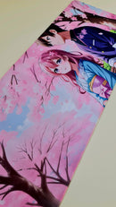 Mouse Pad Megarex Gamer 80x30x3mm Anime speed Antiderrapante Borda Costurada Grande